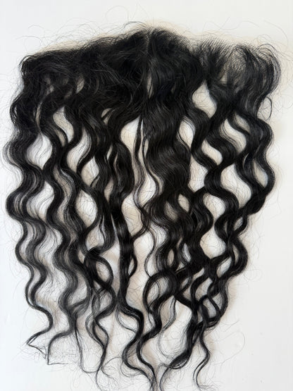 Curly Hairline Topper- Clip Free