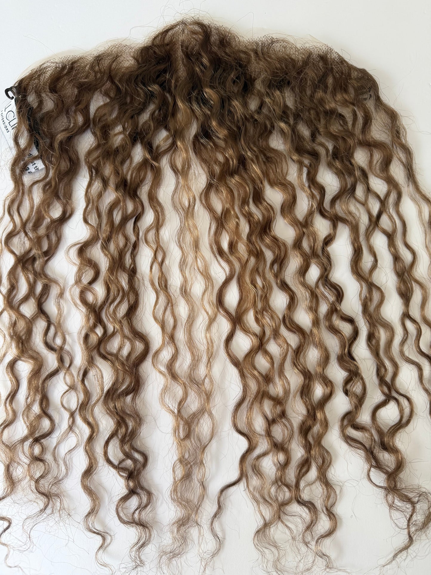 Curly Hairline Topper- Clip Free